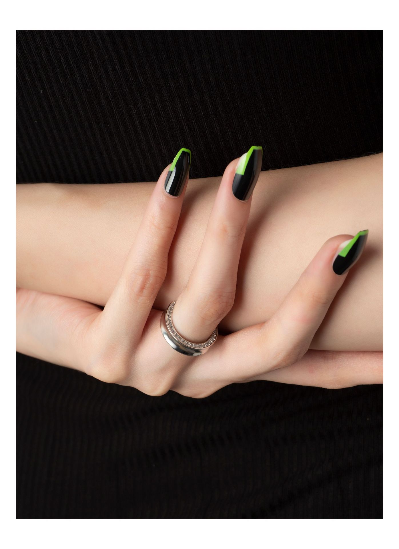 Fashion Geometric Copper Plating Zircon Open Ring