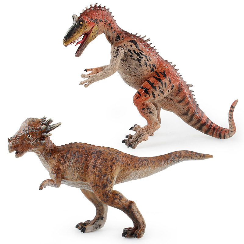 Simulación transfronteriza Jurásico modelo de dinosaurio Cresta de hielo Dragón Garra pesada Dragón Fantasma Río Dragón dinosaurio cadáver sólido modelo hecho a mano