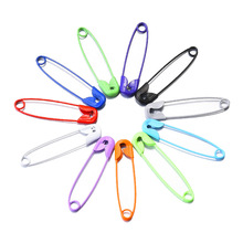 30mm彩色烤漆安全别针 diy饰品配件回形针钥匙扣挂件吊牌固定别针
