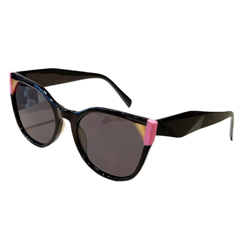 Personalized Colour-block Sunglasses For Women Slimming Street Style_voghion.com