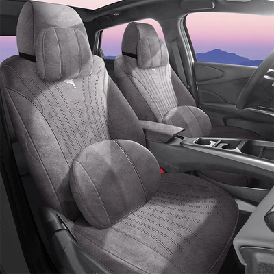 Overseas Right-Hand Drive Seat Cover — Modelə uyğun (Original) oturacaq örtükləri - dark-gray-memory-foam-version-360-all-inclusive-note-the-model-year