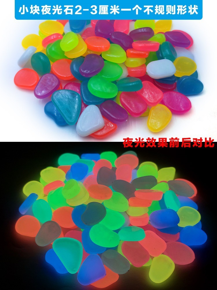 Piedras de cristal de cubo transparente, adornos creativos de bricolaje, cubitos de hielo luminosos, juguetes para niños, piedras luminosas, luminosas de color