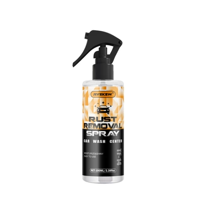 Temu Hot-Selling Product: Lacquer Iron Powder Wheel Rust Removal Cleaning Spray, Wheel Maintenance Car Wheel Cleaning Agent (Cleaning/curing agent) - 100ml-tf-14