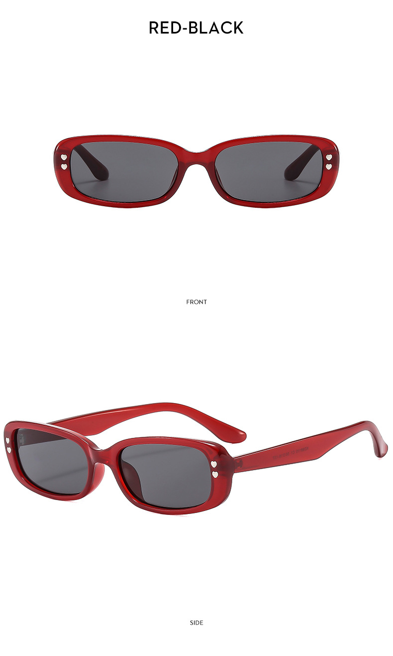 40g Weight Full Frame Glasses Structure Sunglasses Classification PC, UV400 Protection Lens Material Square Glasses Style Travel, Shopping Occasion Solid Color Pattern All Seasons Season Women's Gender Simple Style, Classic Style Style Simple Style Classic Style Solid Color PC UV400 Protection Square Full Frame Women's Sunglasses 13
