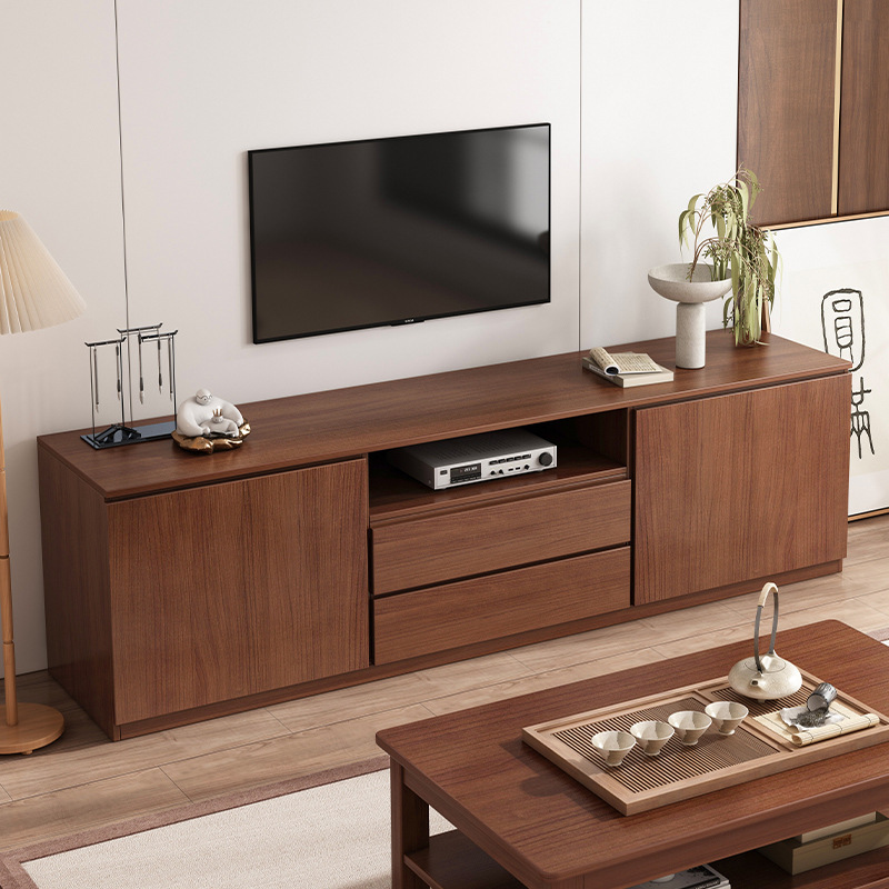 Luz combinación de dormitorio de lujo gabinete de pared gabinete alto moderno simple pequeño apartamento TV Gabinete de la sala de estar gabinete de TV gabinete de almacenamiento