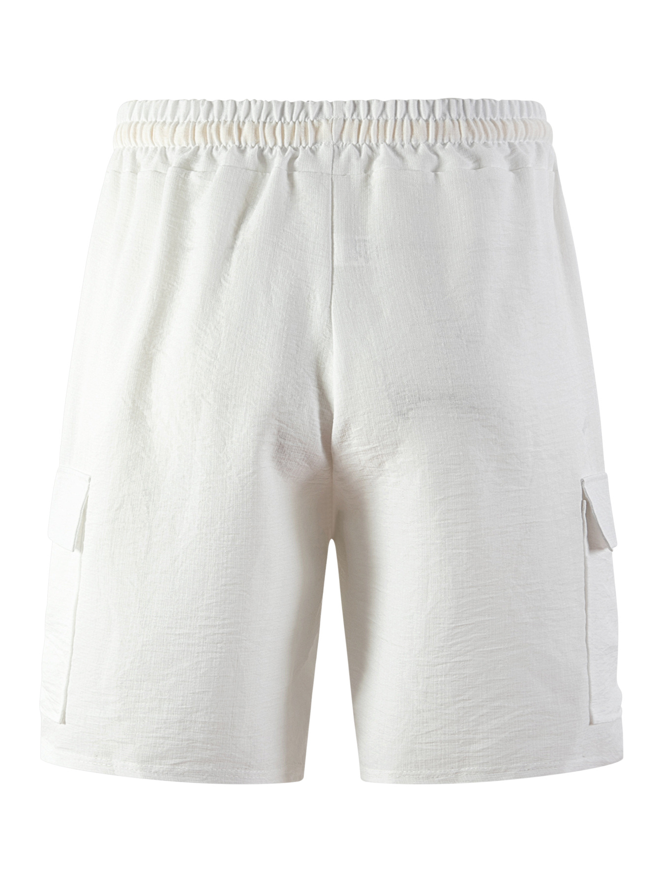 Men's Clothing Men's Retro Multi Pocket Cargo Shorts Casual Loose Fit Drawstring Sports Shorts For Formal & Casual_viptrois.com