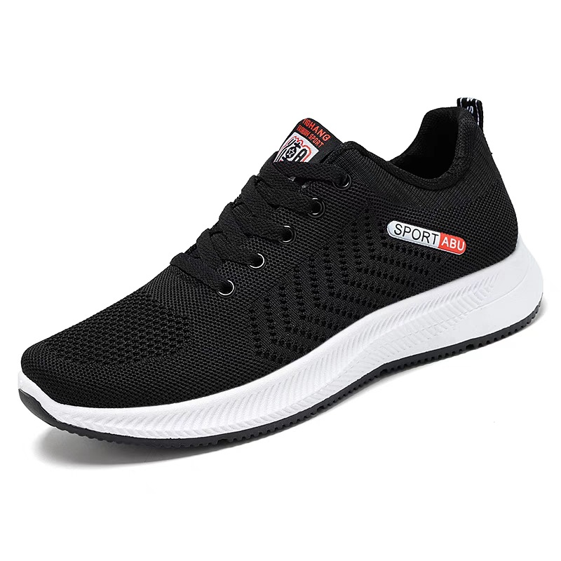 Shoes wholesale for men 2022 spring and summer comfortable breathable flying woven men's shoes fashion wear-resistant running shoes casual sports shoes men