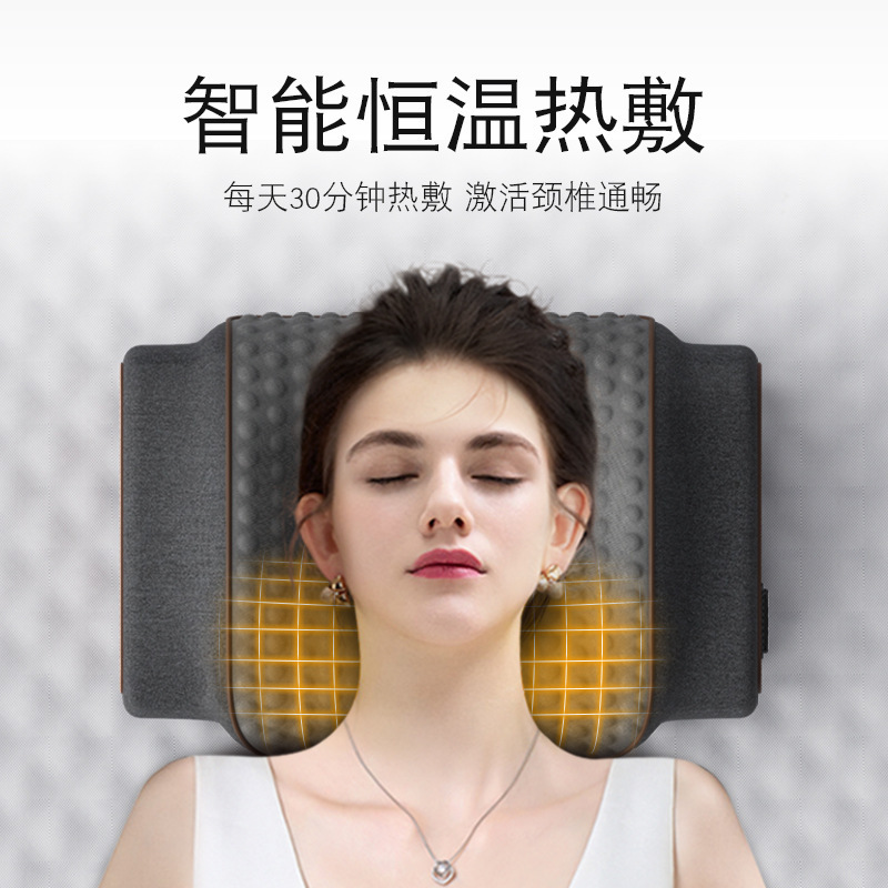 頚椎マッサージ加熱枕保護力椎助睡眠睡眠専用エアバッグ調節首疎通専用神器|undefined