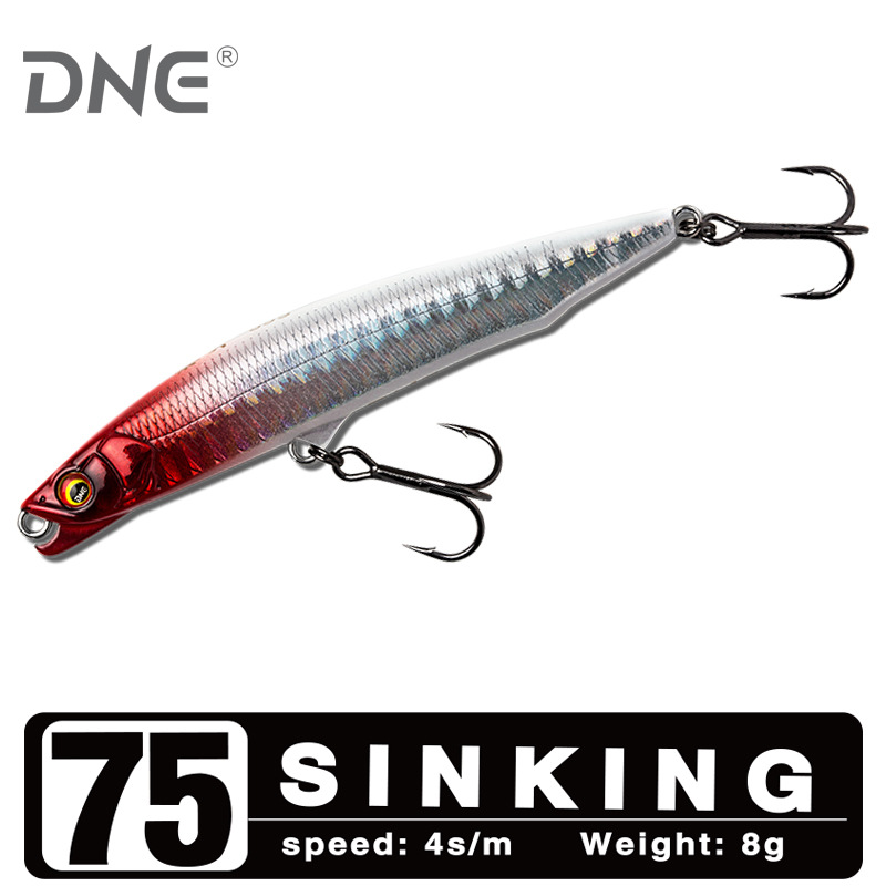 6 Colors Shallow Diving Minnow Lures Sinking Hard Plastic Baits Fresh Water Bass Swimbait Tackle Gear