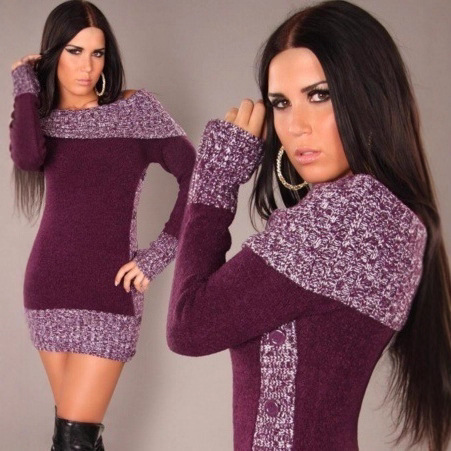 Suéter de Mujer con Bloques de Color y Botones Decorativos, Superventas en eBay, Amazon y WISH 2025, Modelo 3091