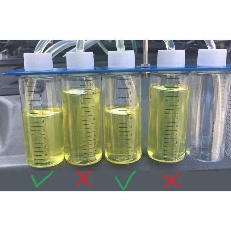 Detector de boquilla diesel boquilla de retorno de aceite herramienta de detección de inyector Common Rail detector de reparación de automóviles