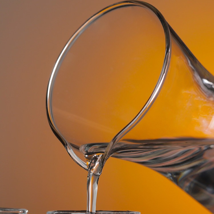 Ocean Glass pequeño dispensador de vino doméstico vino tinto y blanco botella de vino extranjero bebida de jugo de frutas sin mango