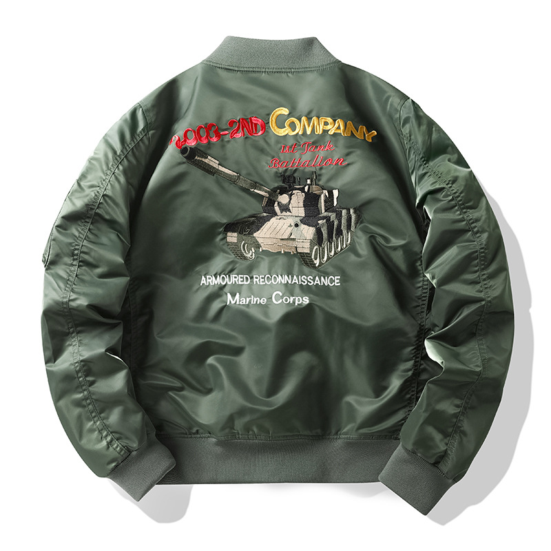 Men's Clothing fashion brand military green workwear jacket _voghion.com