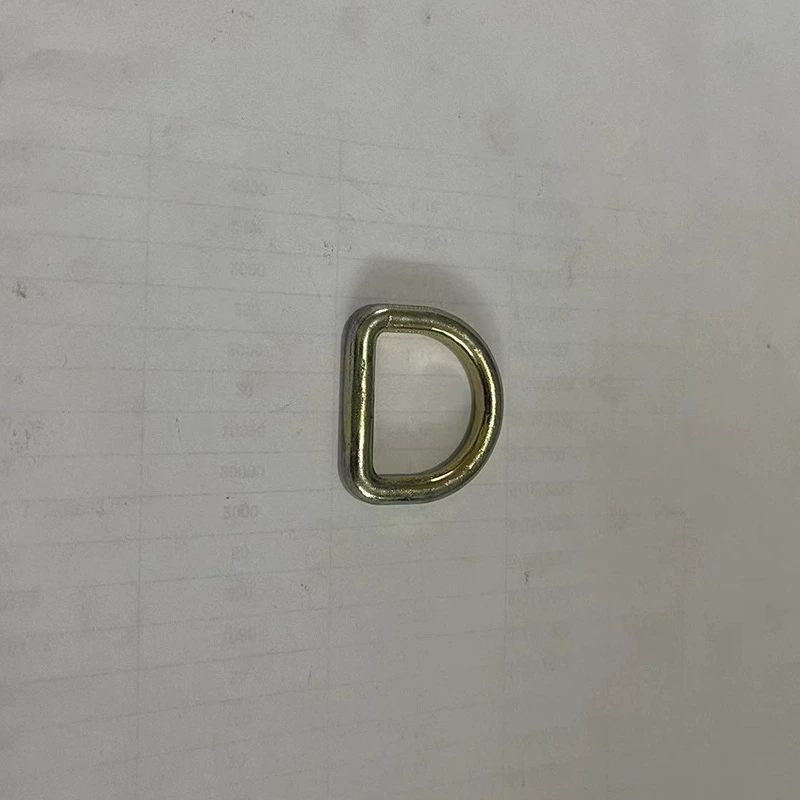 Латунное штампованное бесшовное цельное D-образное кольцо, кожаные изделия ручной работы, аксессуары для багажа, утолщенная бронзовая D-образная пряжка, регулируемая пряжка