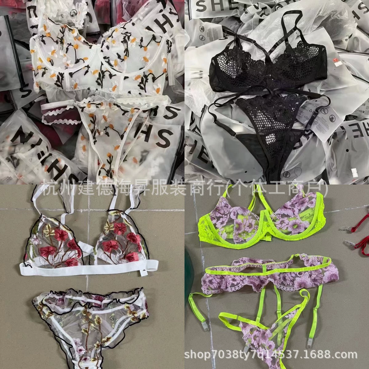 SHEIN Эротическое нижнее белье кружева сексуальное соблазнение пижамы набор shein флирт униформа женщины Европа и США Юго-Восточная Азия лихорадка