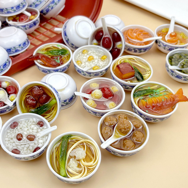 过家家厨房玩具食玩仿真大号食物菜面模型幼儿园d