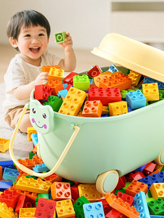 Large Particle Building Blocks Kidsren's Assembly Toys Baby Boys and Girls 0 to 3 Years Old 1-6 Slide 2 Early Education Puzzles