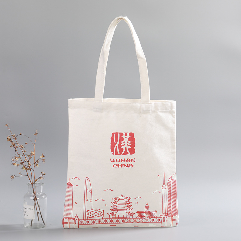 Bolsas de algodón de regalo impresas al por mayor, bolsas de libros de lona portátiles de gran capacidad para la formación de estudiantes, al por mayor, personalizadas al por mayor