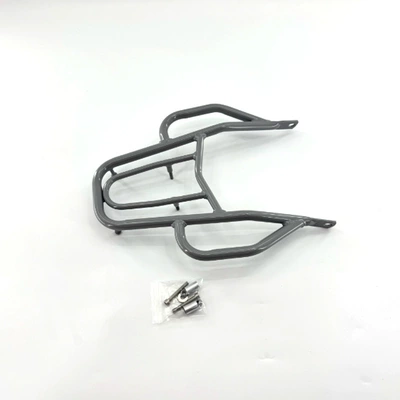 Suitable for Suzuki DRZ400E: Motorcycle frame - model-b-rear-rack-silver-painted-export-quality
