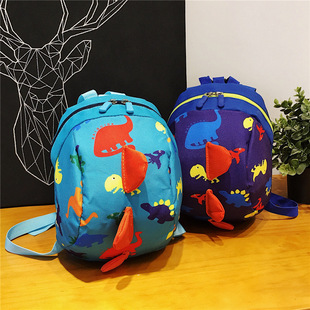 Мультяшный школьный рюкзак для детского сада, картхолдер, защитный милый динозавр, детская небольшая сумка для раннего возраста, оптовые продажи, анти-потеряшка