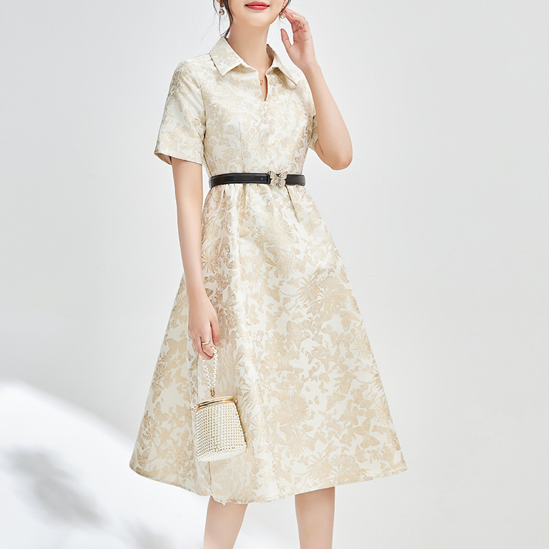 Đầm suông nữ midi mùa hè — 2403406 - Hạnh chi tiết 10