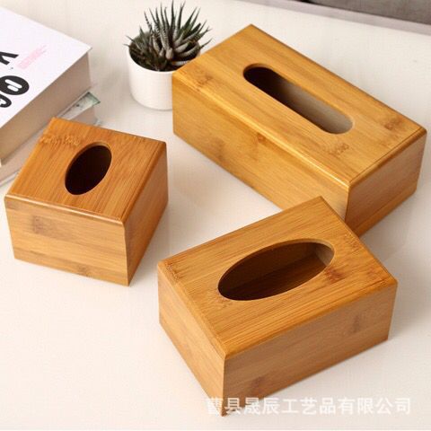 Fuente de la fábrica caja de pañuelos de madera Hotel B & B extraíble caja de almacenamiento de tejido de madera maciza servilleta cartón