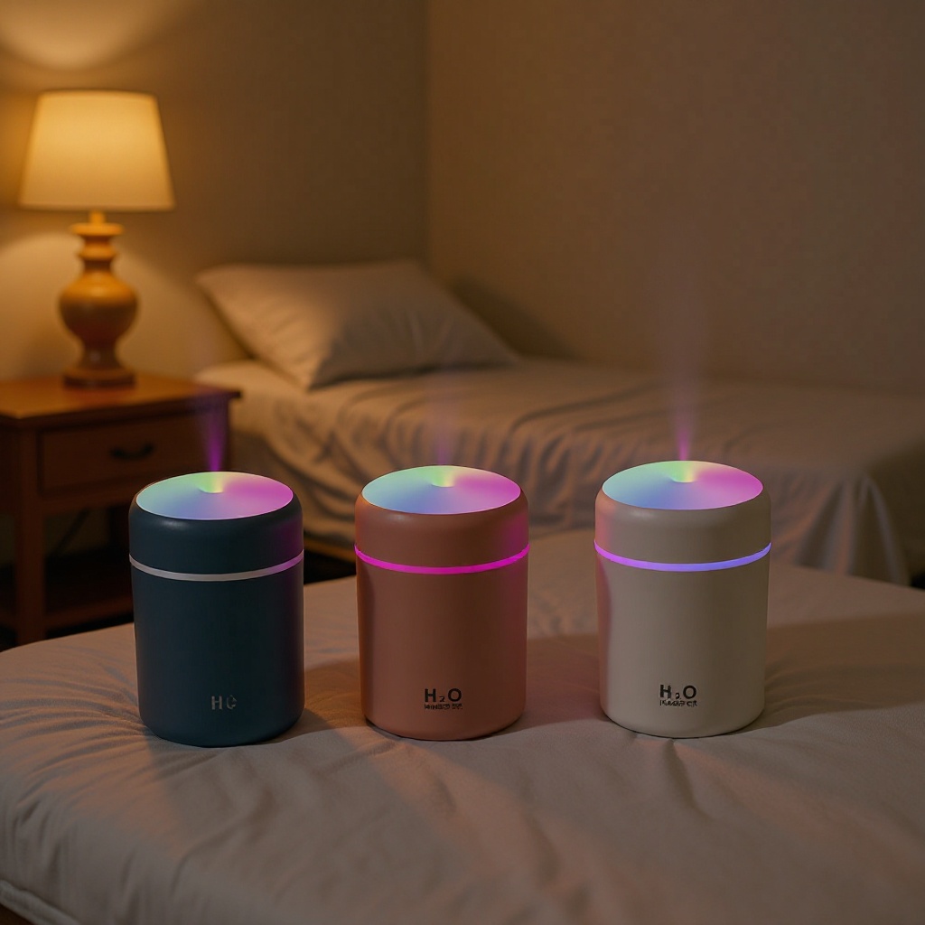 Colorful Cup Air Humidifier, Office USB Charging, Multi-Color, Car and Home Use Small Appliance, in Stock, Heavy Mist Spray