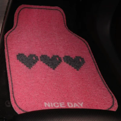 Universal Foot Pad Back Seat, Non-Slip, Cute Silk