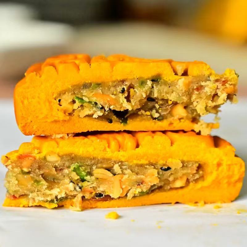大月饼伍仁月饼老式手工传统糕点中秋大月饼|undefined