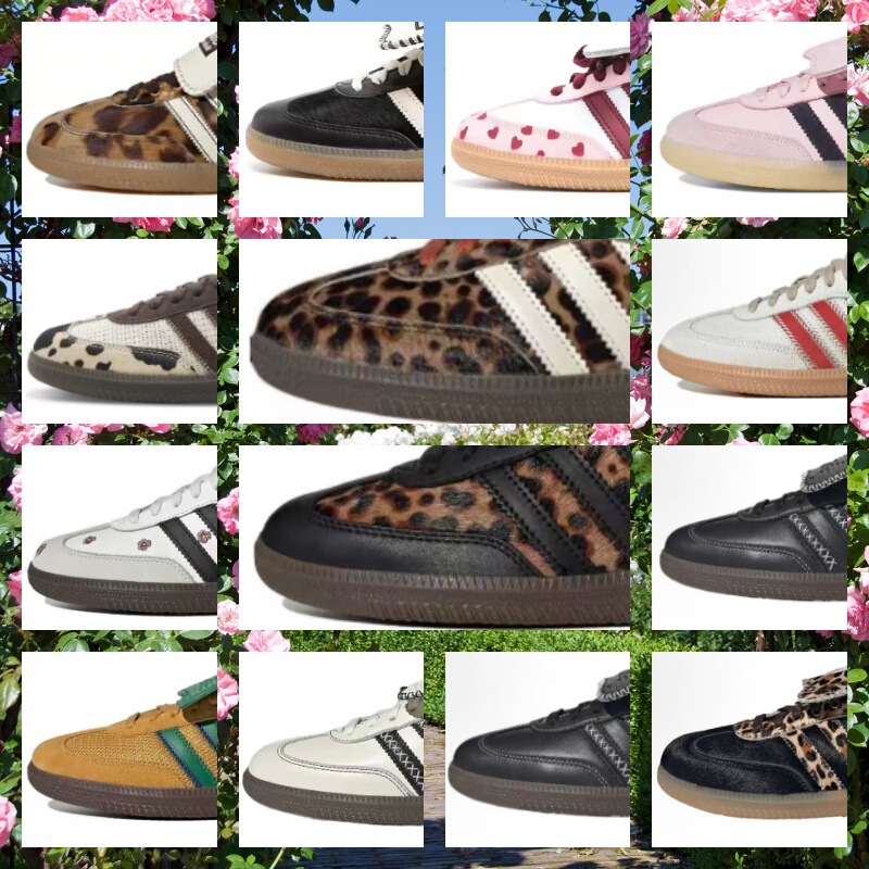 Putian High-Quality Leopard Print Horsehair Cosplay German-Style Training Shoes, Campus Style, Versatile Flip-Top Casual White Shoes