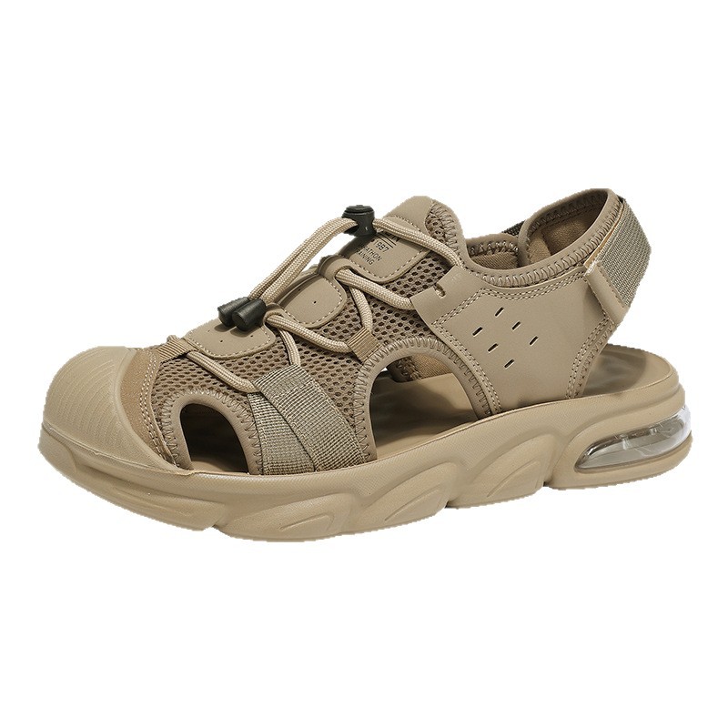 Sandalias transfronterizas para hombres, ropa exterior de verano, zapatos de playa de la cueva Baotou, zapatos de vadeo al aire libre, sandalias deportivas de río al por mayor