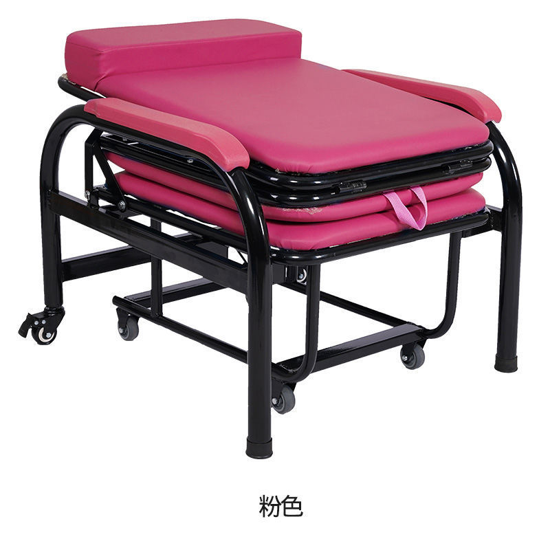 Quanbang Hospital コンパニオンベッド 折りたたみベッド コンパニオンチェア ベッド兼用 一人用多機能昼寝椅子 幅広昼寝椅子|undefined