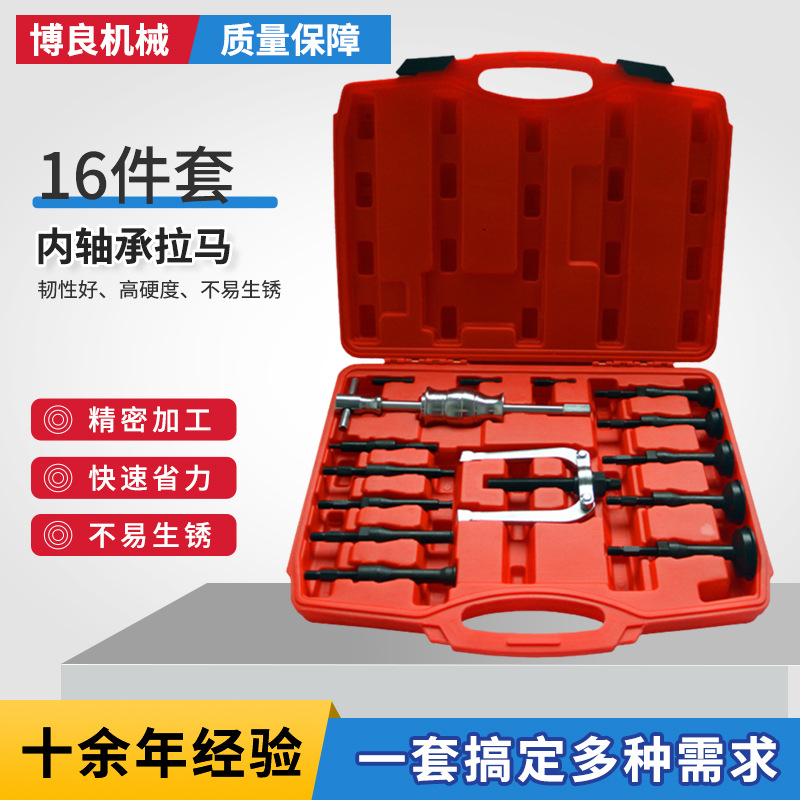 16-piece set BL1039 agujero interior formación slip martillo removedor coche rodamiento interior tire caballo hardware auto reparación profesional herramientas