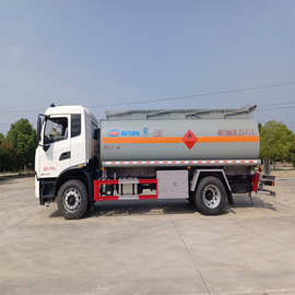 解放油罐车12吨厂家 配置 图片介绍 17立方（汽油）加油车8吨10吨
