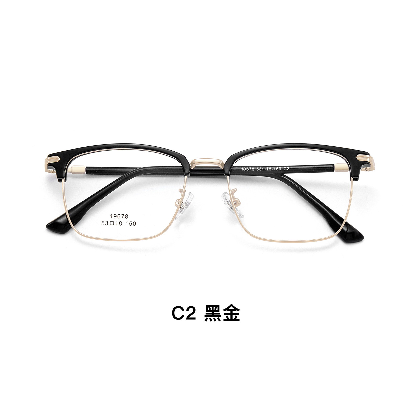 Sven temperamento masculino cejas marco de gafas de aleación TR, gafas en relieve, gafas no sujetas a la cara con miopía Danyang al por mayor