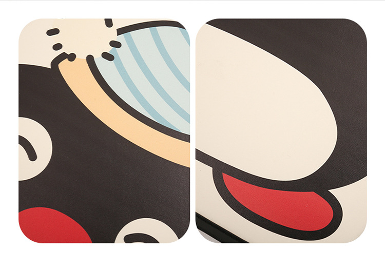 Penguin Cute Lady Cartoon Car Seat Back Anti-Kick Pad Universal Car Seat Anti-Stain Pad Anti-Dirt Pad for Back Seat