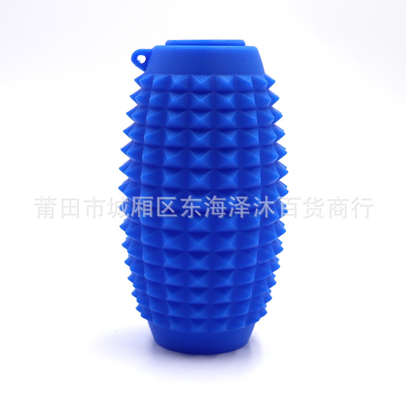 クロスボーダー 3D プリント Spiky Grippie Stim キーホルダーポータブル指先減圧マッサージキーホルダー|undefined