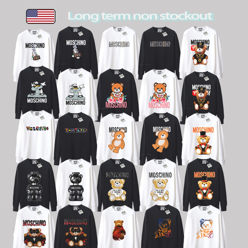 24Ss Spring and Autumn Ins Fashion Simple Loose Sweatshirt in Stock, Full Set Pullover Without Hood