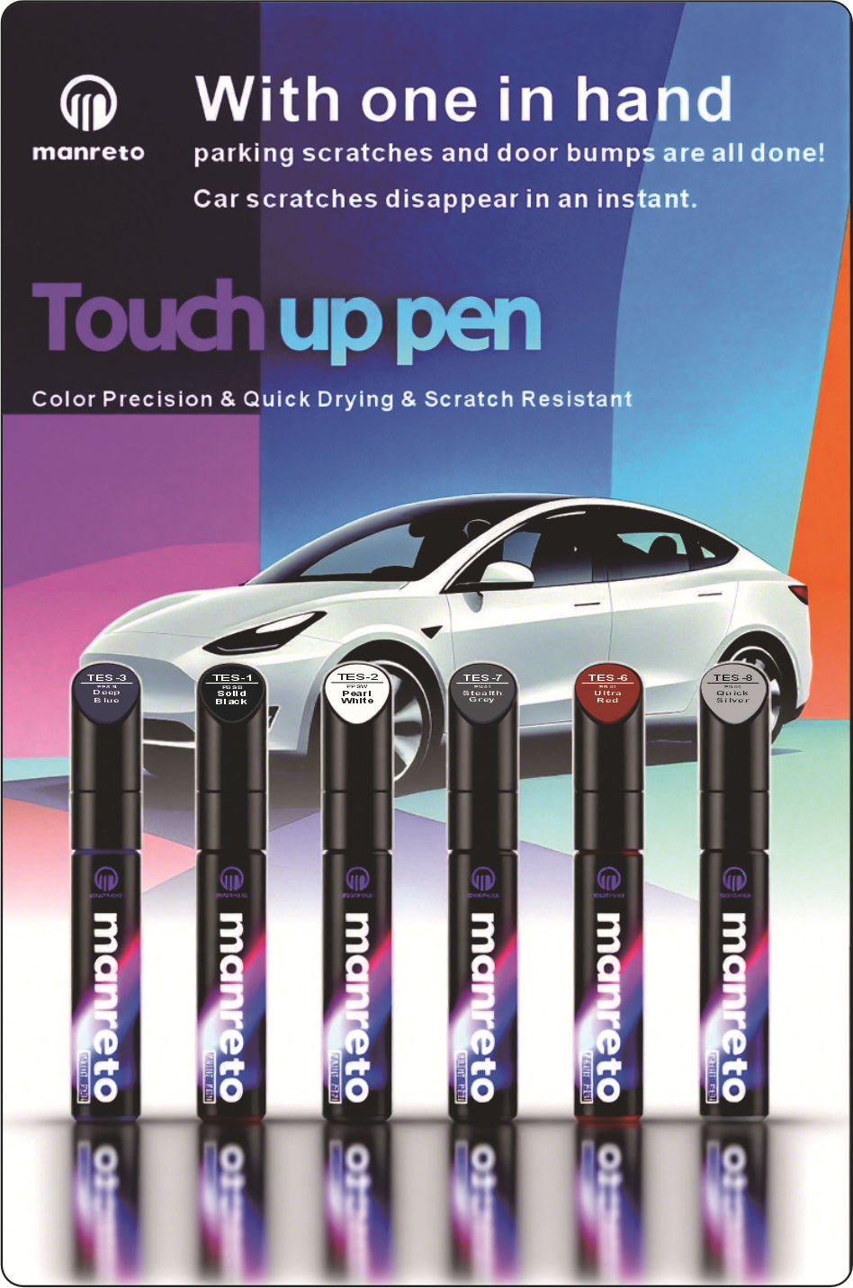 Suitable for Audi Car Touch-Up Pen A6La4L/A8/Q5L/Q7Q8 Car Paint Scratch Repair Artifact Modification