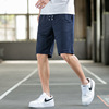 冰丝五分短裤男士夏季薄款宽松大码直筒休闲裤网眼透气速干运动裤|ms