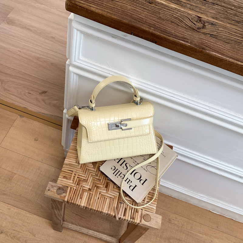 Bolso de tendencia transfronteriza para mujeres 2026 nuevo retro cocodrilo Kelly bolso de alto nivel de hombro bolso de mujer image 15