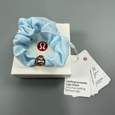 Saç üçün rezinlər, Hair Tie Elastic Scrunchie - si-hair-tie-light-blue
