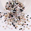 Matte nail sequins PVC handmade, accessory, french style, with embroidery