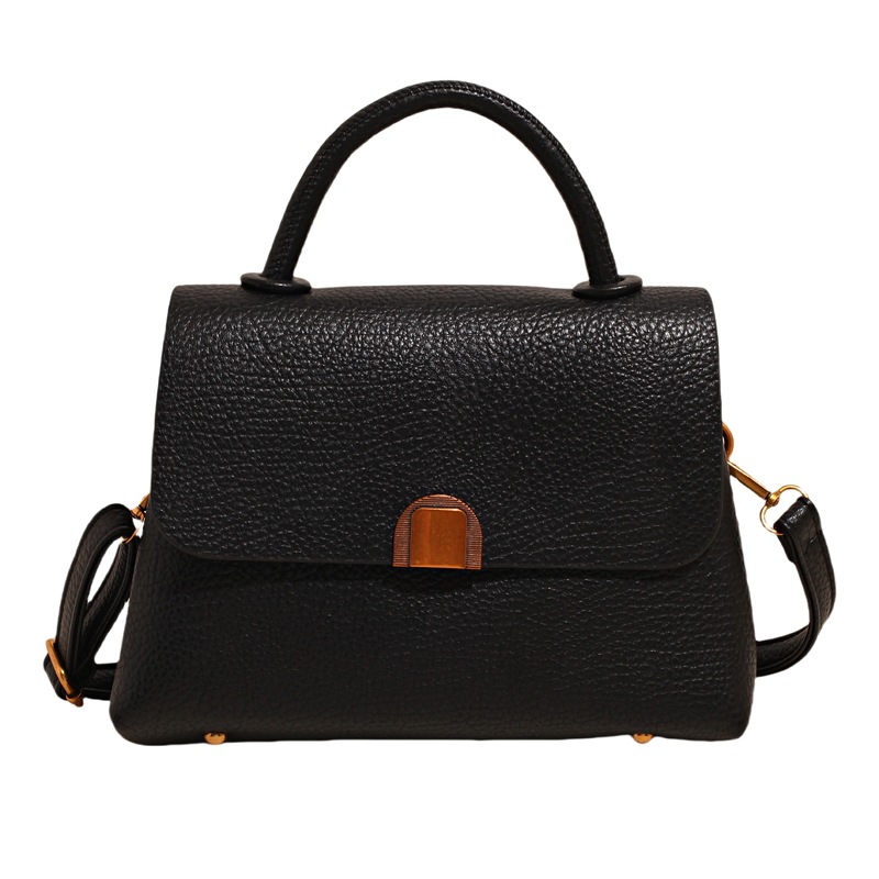 Bolso de moda coreano 2025 verano nuevo bolso femenino casual con patrón de lichi bolso de hombro simple bolso de mensajero de viaje