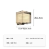Wall lamp - three-color light [ultra white tempered glass] reserved wiring type
