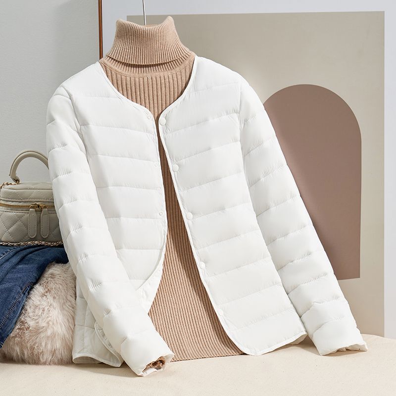 Lightweight down Cotton Jacket for Women, Short Style, 2024 New Winter Close-Fitting Warm Inner Wear Coat Lightweight down Cotton Jacket for Women, Short Style, 2024 New Winter Close-Fitting Warm Inner Wear Coat