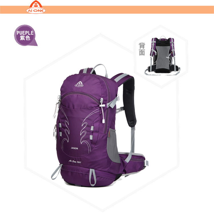 Ligero estante neto bolso al aire libre impermeable deportes alpinismo mochila 30L senderismo