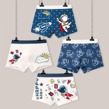 夏季儿童内裤a类纯棉平角裤小中大童全棉青少年短裤四角裤批发