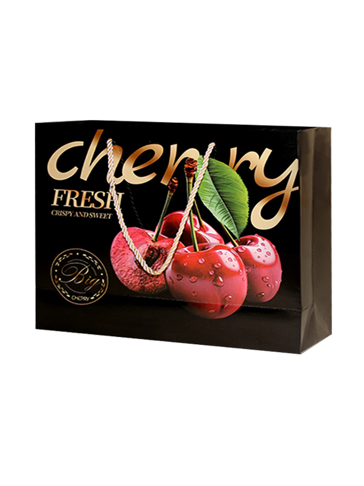 Caja de regalo de fruta de cereza de Cereza bolsas de mano separadas 3 - 5 kg caja de regalo caja de embalaje caja vacía