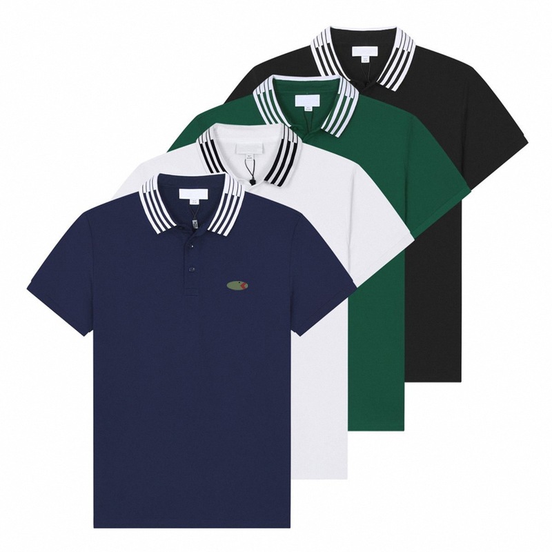 High-Quality New French Crocodile Men's Short-Sleeved Polo Shirt Pure Cotton Fish Collar Short-Sleeved T-Shirt for Men High-Quality New French Crocodile Men's Short-Sleeved Polo Shirt Pure Cotton Fish Collar Short-Sleeved T-Shirt for Men